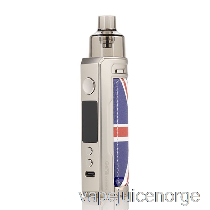 Vape Norge Voopoo Drag X 80w Pod Mod Kit Silver Knight